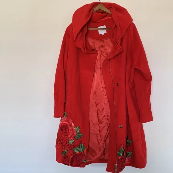 W.S.F.M. Red Coat With Little Red Riding Hoodie